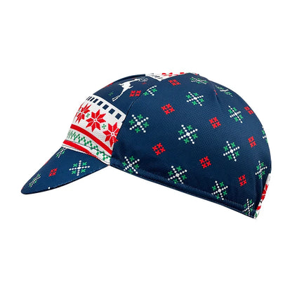 Christmas Day Cycling Cap Warm Acrylic Winter Headwear For Under Helmet Comfort