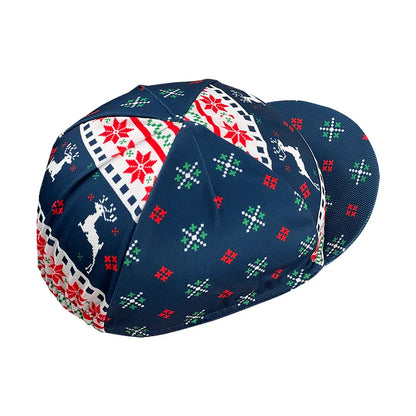Christmas Day Cycling Cap Warm Acrylic Winter Headwear For Under Helmet Comfort