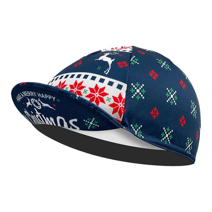Christmas Day Cycling Cap Warm Acrylic Winter Headwear For Under Helmet Comfort