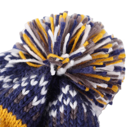 Kids Christmas Winter Earflaps Pom Beanie - Urban Caps