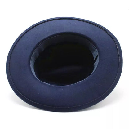 Classic Felt Fedora Hat – Wide Brim Formal Fashion Hat