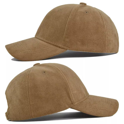 Urban Caps Classic Suede Baseball Cap – Adjustable Vegan Suede Hat