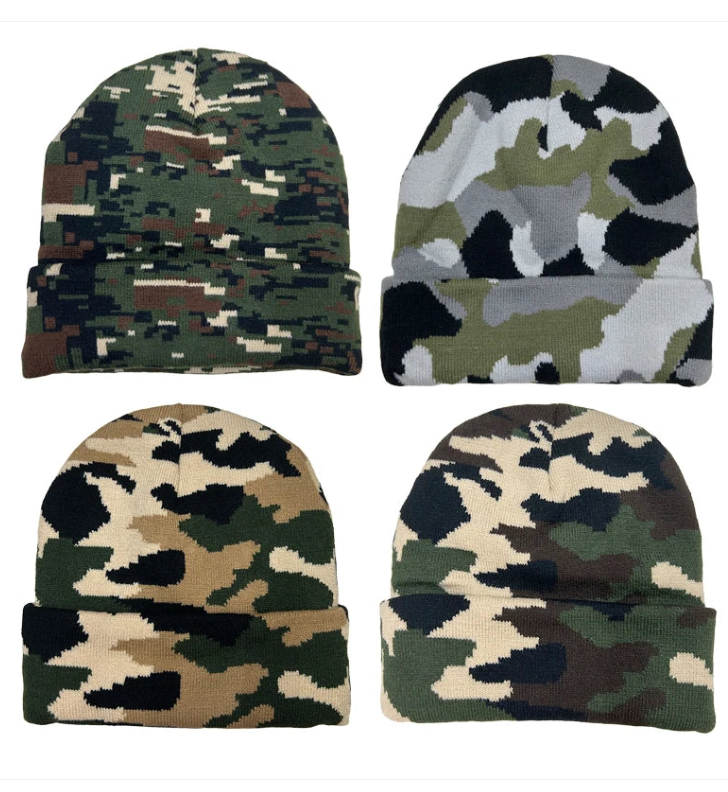 Urban Classic Camouflage Knit Beanie Lightweight - Urban Caps