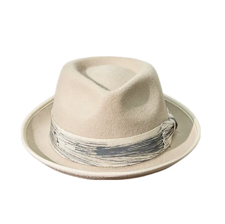 Collins Ribbon Wool Fedora Hat - Timeless Wool Fedora With Ribbon Accent For Style