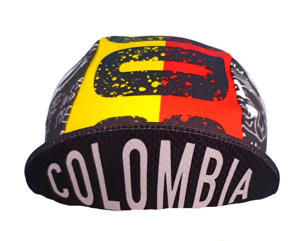 Colombia Black Cycling Cap Under Helmet For Everyday Rides And Comfort