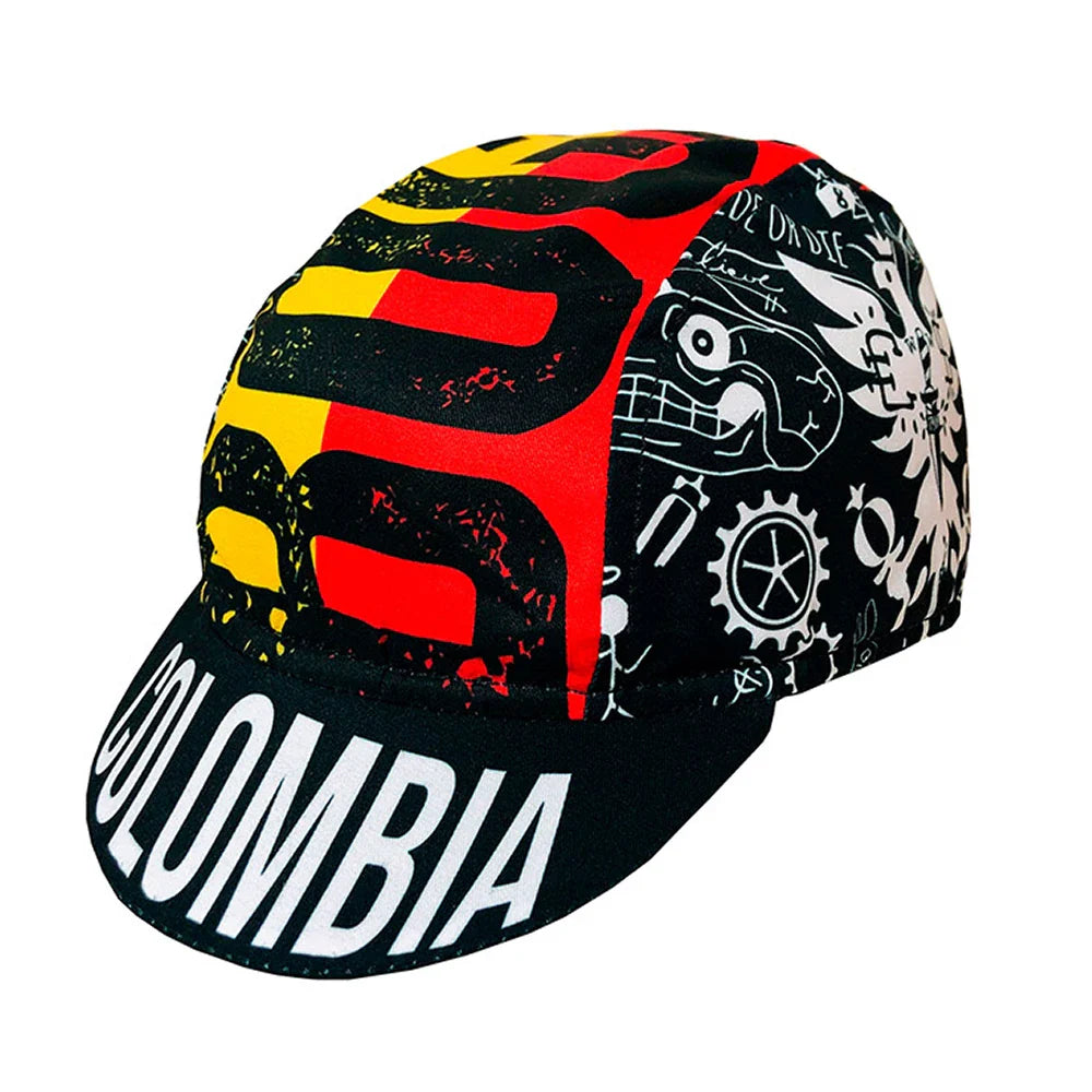 Colombia Black Cycling Cap Under Helmet For Everyday Rides And Comfort