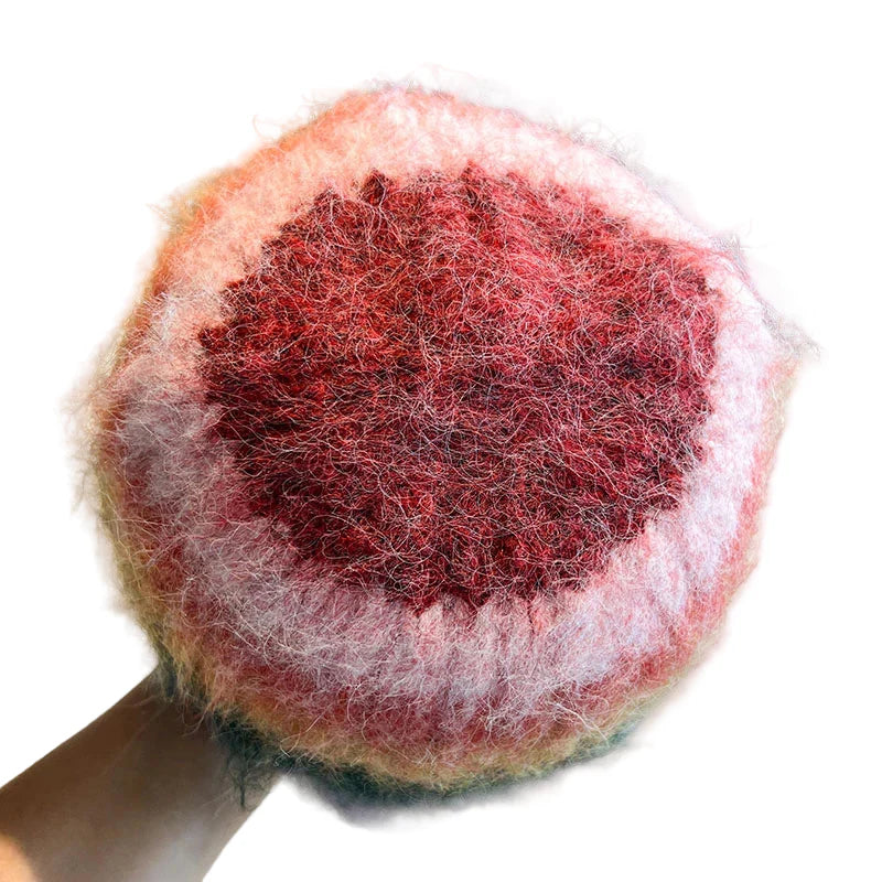 Colorful Gradient Furry Beanie - Urban Caps
