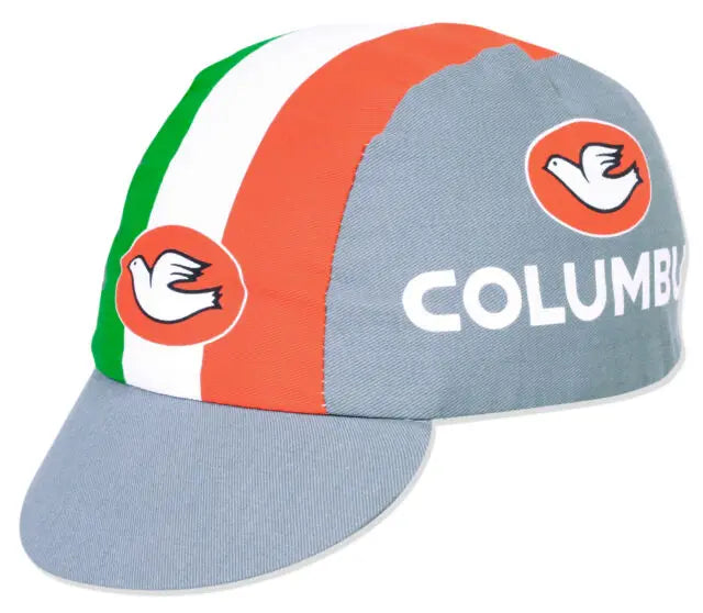 Columbus Retro Cycling Cap Breathable Acrylic Classic Heritage Design