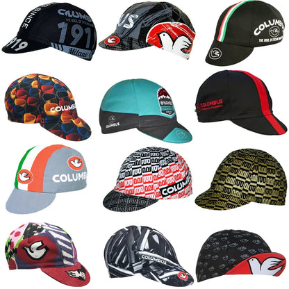 Columbus Retro Cycling Cap Breathable Acrylic Classic Heritage Design