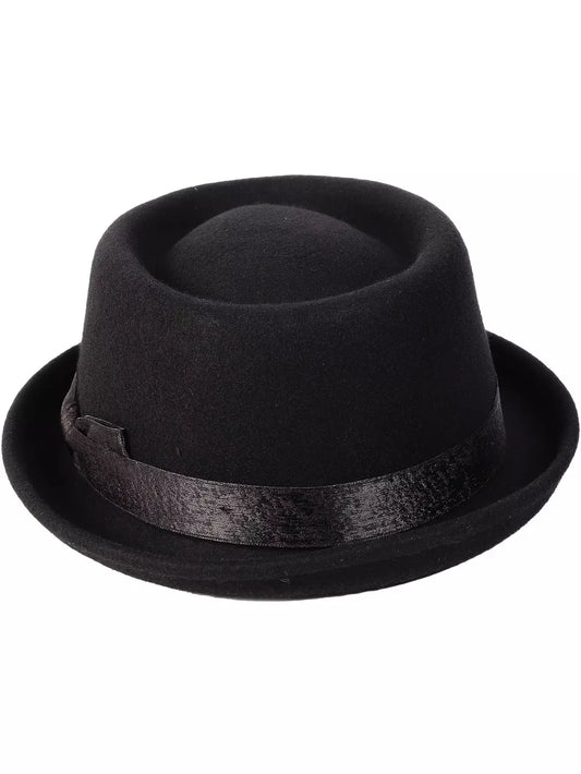 Corleone Black Wool - Porkpie