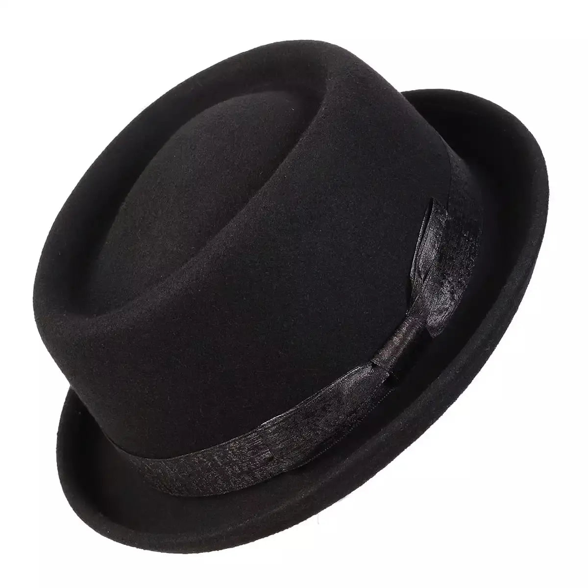 Corleone Black Wool - Porkpie