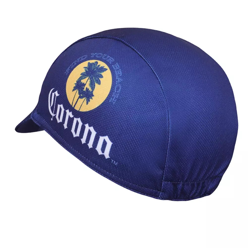 Corona Blue Cycling Cap Lightweight Adjustable 55 to 61 cm For Cyclists