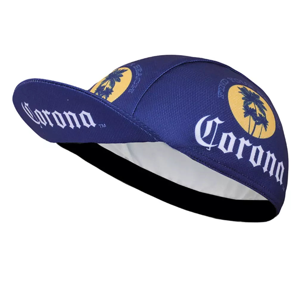 Corona Blue Cycling Cap Lightweight Adjustable 55 to 61 cm For Cyclists
