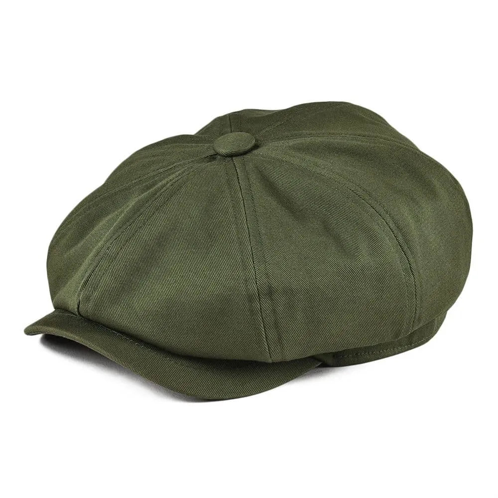 Covent Plain Cotton Newsboy Cap – Classic Vintage Peaky Style Hat