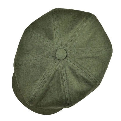 Covent Plain Cotton Newsboy Cap – Classic Vintage Peaky Style Hat