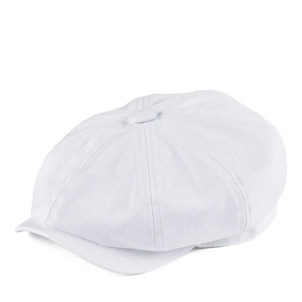 Covent Plain Cotton Newsboy Cap – Classic Vintage Peaky Style Hat