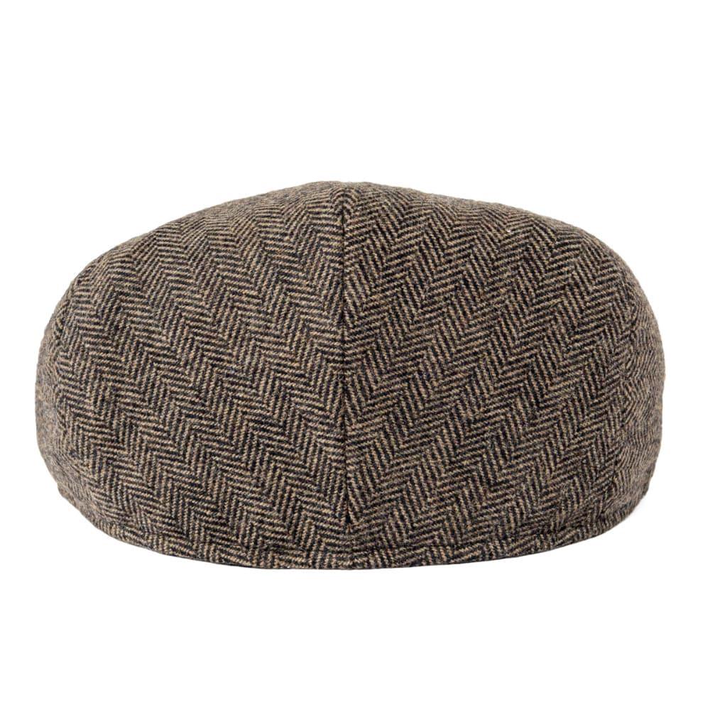 Croix Herringbone Wool Flat Cap - Timeless Herringbone Wool Flat Cap For Casual Looks