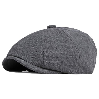 Dalkey Cotton Newsboy Cap - Soft Cotton Newsboy Cap With Classic Silhouette For Style