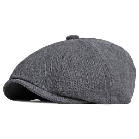 Dalkey Cotton Newsboy Cap - Soft Cotton Newsboy Cap With Classic Silhouette For Style