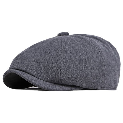 Dalkey Cotton Newsboy Cap - Soft Cotton Newsboy Cap With Classic Silhouette For Style