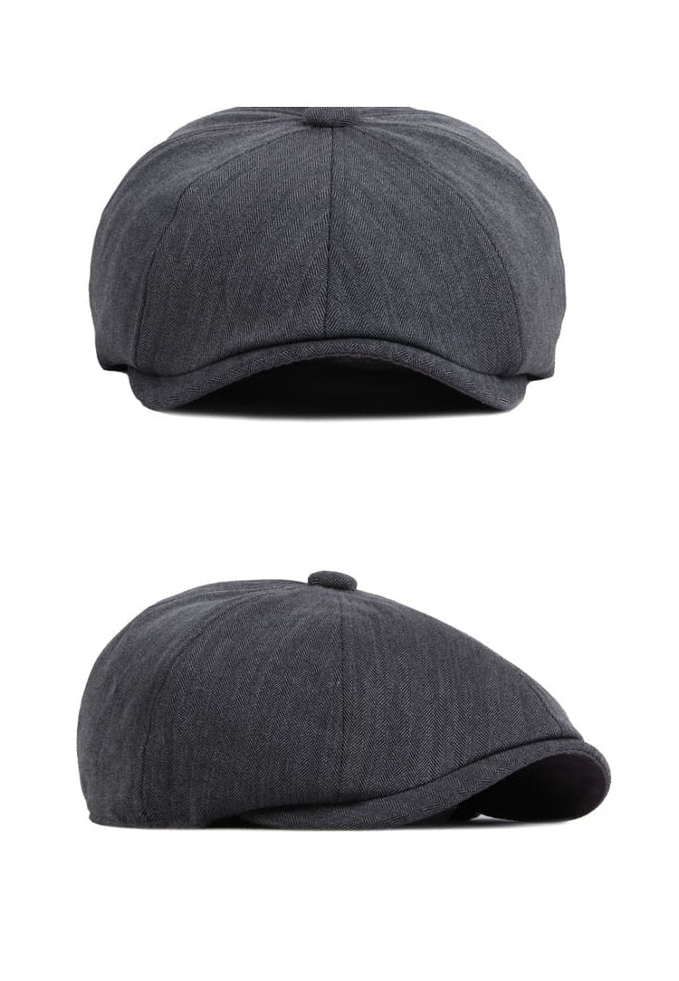 Dalkey Cotton Newsboy Cap - Soft Cotton Newsboy Cap With Classic Silhouette For Style