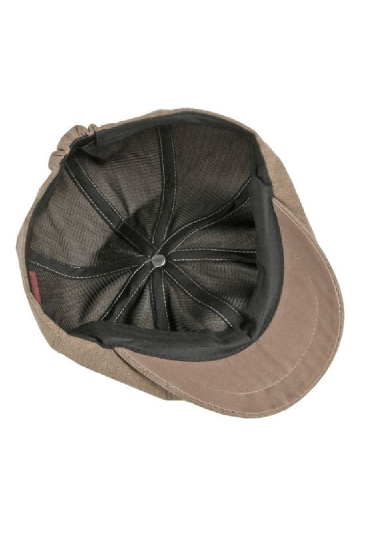 Dalkey Cotton Newsboy Cap - Soft Cotton Newsboy Cap With Classic Silhouette For Style