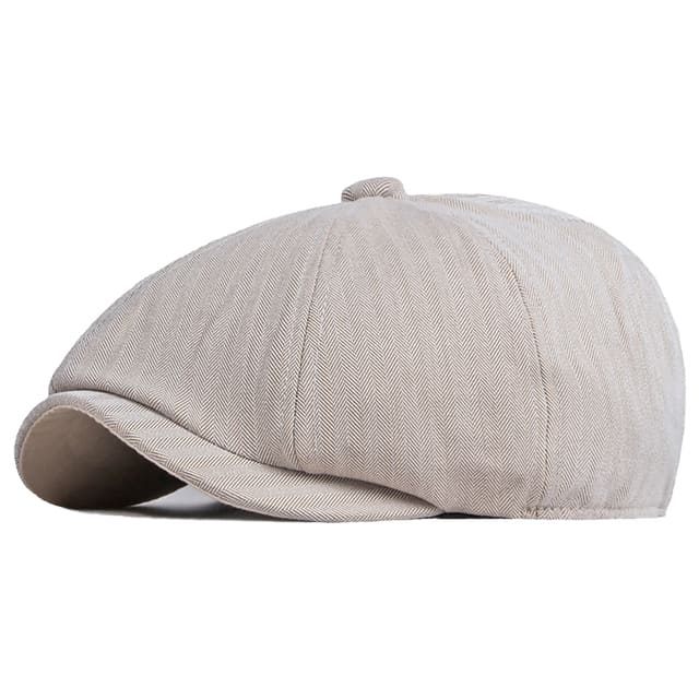 Dalkey Cotton Newsboy Cap - Soft Cotton Newsboy Cap With Classic Silhouette For Style