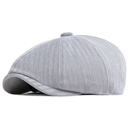 Dalkey Cotton Newsboy Cap - Soft Cotton Newsboy Cap With Classic Silhouette For Style
