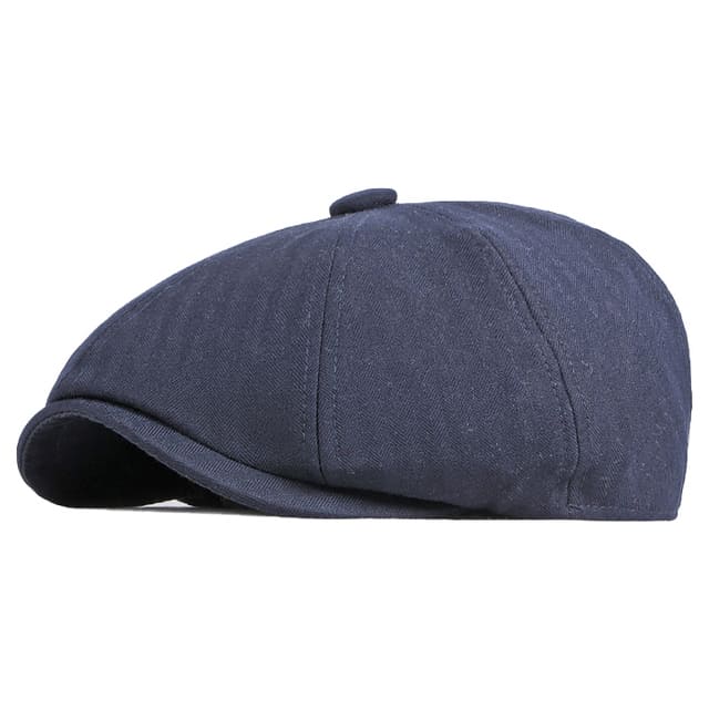 Dalkey Cotton Newsboy Cap - Soft Cotton Newsboy Cap With Classic Silhouette For Style