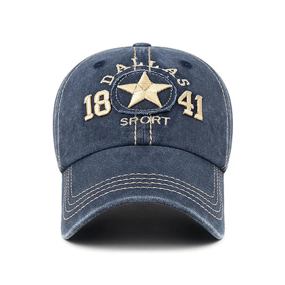 Dallas Sport Cotton Baseball Cap - Casual Streetwear With Sporty Appeal For Everyday Style