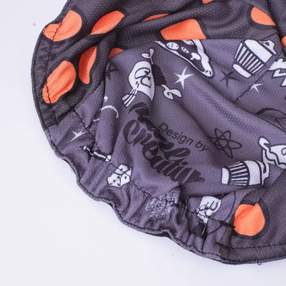 Death to Decaf Rune Cycling Cap Quick Drying Lightweight Comfort for Riders