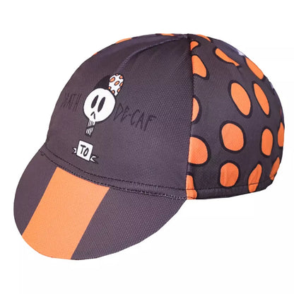 Death to Decaf Rune Cycling Cap Quick Drying Lightweight Comfort for Riders