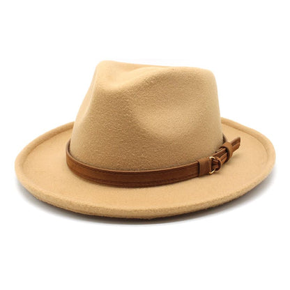 Denis Wool Felt Fedora Hat - Timeless Wool Felt Fedora For Smart And Casual Style