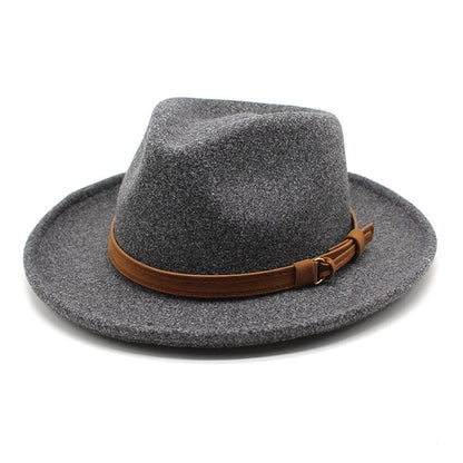 Denis Wool Felt Fedora Hat - Timeless Wool Felt Fedora For Smart And Casual Style