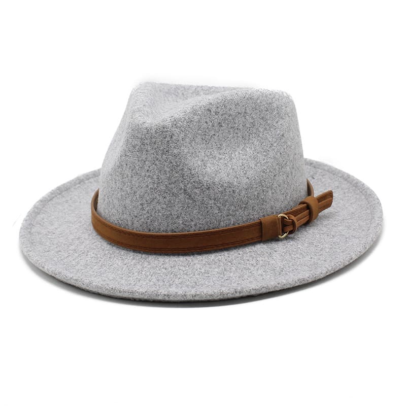 Denis Wool Felt Fedora Hat - Timeless Wool Felt Fedora For Smart And Casual Style