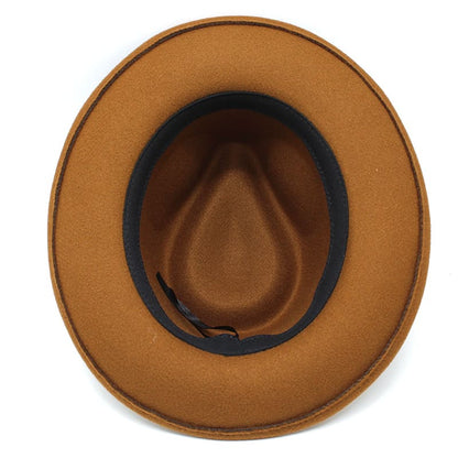 Denis Wool Felt Fedora Hat - Timeless Wool Felt Fedora For Smart And Casual Style
