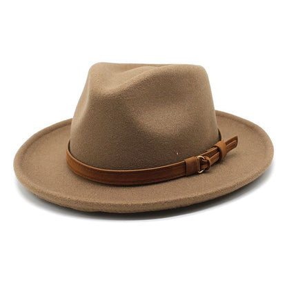 Denis Wool Felt Fedora Hat - Timeless Wool Felt Fedora For Smart And Casual Style