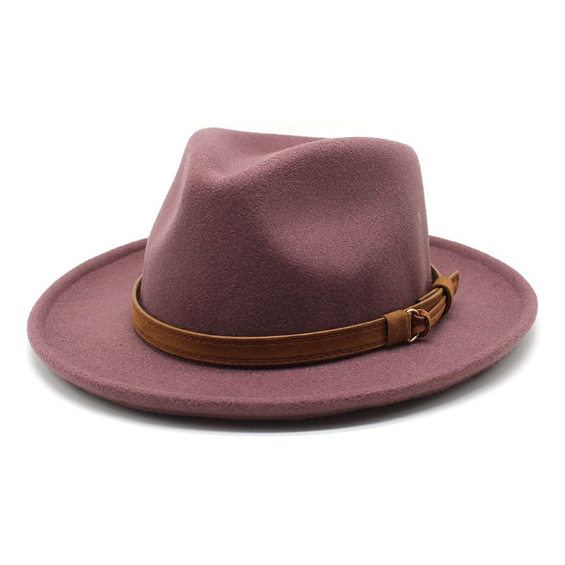 Denis Wool Felt Fedora Hat - Timeless Wool Felt Fedora For Smart And Casual Style