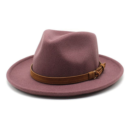 Denis Wool Felt Fedora Hat - Timeless Wool Felt Fedora For Smart And Casual Style
