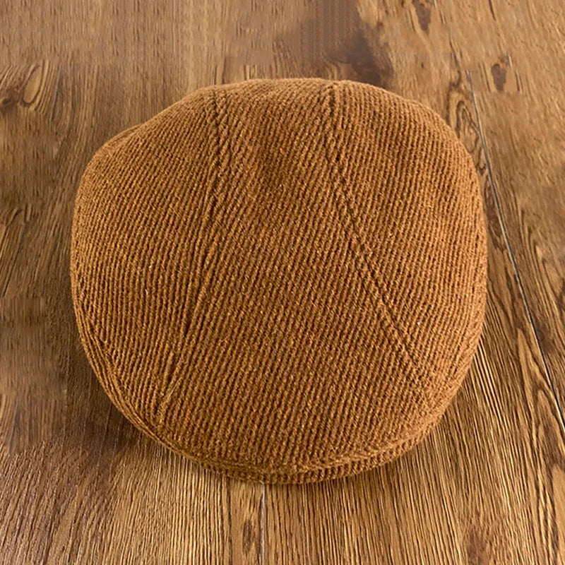 Detroit Vintage Striped Flat Cap - A Classic Casual Cap With Timeless Modern Pattern
