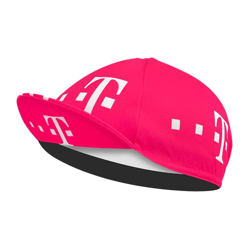 Deutsche Telekom Pink Cycling Cap Lightweight Acrylic Urban Riding