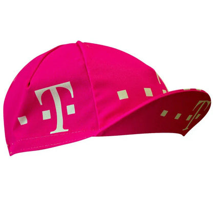 Deutsche Telekom Pink Cycling Cap Lightweight Acrylic Urban Riding