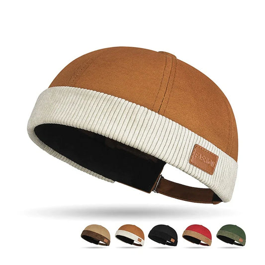 Digbeth Cotton Brimless Docker Cap - Casual Cotton Brimless Design For Relaxed Style
