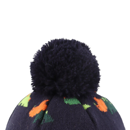 Dinosaurs Earflaps Beanie Pom-Pom for Kids Winter - Urban Caps