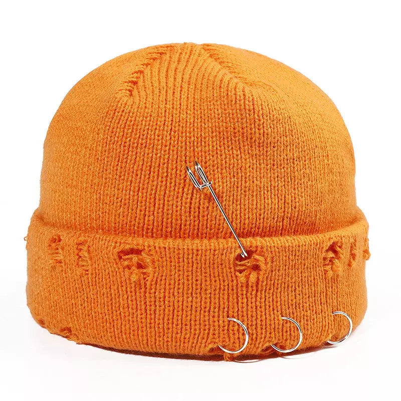 Downtown Metal Rings Beanie Short Docker - Urban Caps