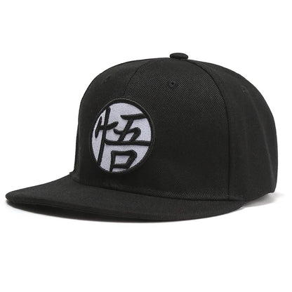 Dragon Ball Z Logo Snapback Cap - Casual Cotton Hat With Embroidered Logo For Fans