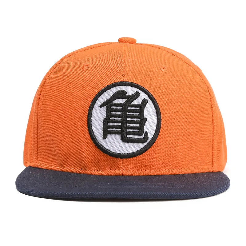 Dragon Ball Z Logo Snapback Cap - Casual Cotton Hat With Embroidered Logo For Fans