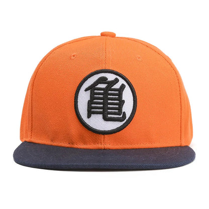 Dragon Ball Z Logo Snapback Cap - Casual Cotton Hat With Embroidered Logo For Fans