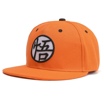 Dragon Ball Z Logo Snapback Cap - Casual Cotton Hat With Embroidered Logo For Fans
