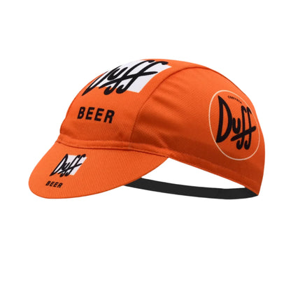 Duff Beer Orange Cycling Cap Lightweight Acrylic For Street Style And Visibility